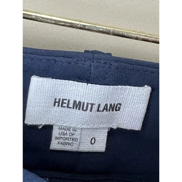 Helmut Lang Women's Navy Bermuda Shorts Size 0 Perfect Condition - Picture 4 of 4